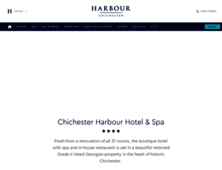 chichester-harbour-hotel.co.uk screenshot