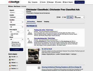 chichester.ukclassifieds.co.uk screenshot