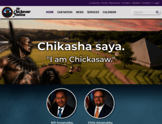 chickasaw.net screenshot