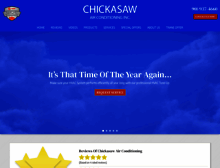 chickasawac.com screenshot