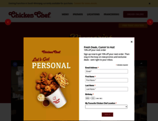 chickenchef.com screenshot