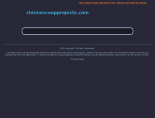 chickencoopprojects.com screenshot