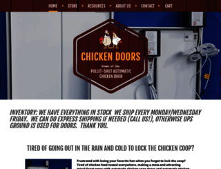 chickendoors.com screenshot