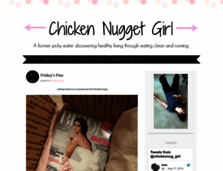 chickennuggetgirl.com screenshot