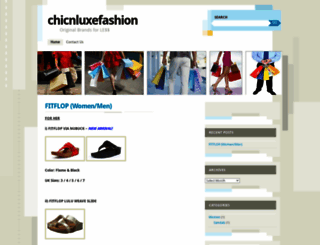 chicnluxefashion.wordpress.com screenshot