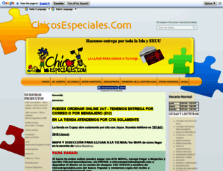 chicosespeciales.com screenshot