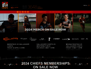 chiefs.co.nz screenshot