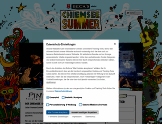 chiemsee-summer.de screenshot