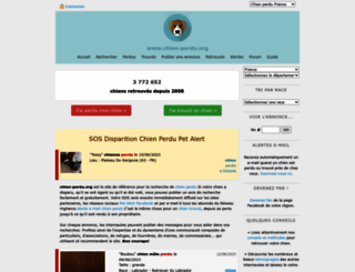 chien-perdu.org screenshot