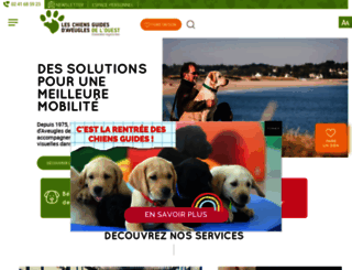 chiens-guides-ouest.org screenshot