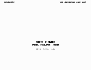 chigstuff.com screenshot