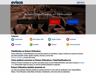 chihuahua.evisos.com.mx screenshot