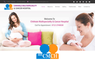 chikhalecancerhospital.com screenshot