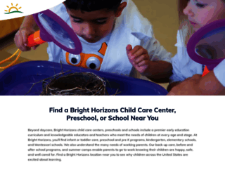 child-care-preschool.brighthorizons.com screenshot