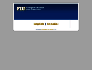 childabuse.fiu.edu screenshot