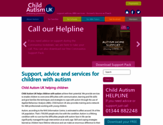 childautism.org.uk screenshot