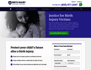 childbirthinjuries.com screenshot