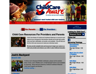 childcareawarecswa.org screenshot