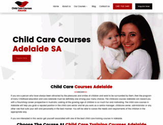 childcarecoursesinadelaide.com.au screenshot