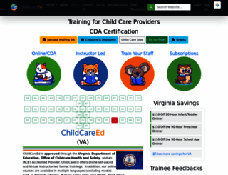 childcareed.com screenshot