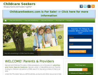 childcareseekers.com screenshot