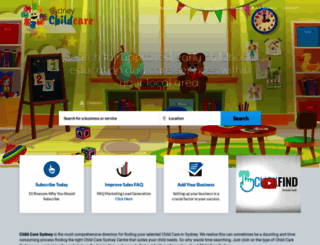childcaresydney.com screenshot