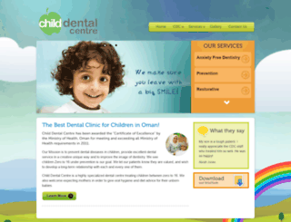 childdentalcentre.com screenshot
