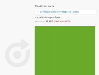 childdevelopmentsite.com screenshot