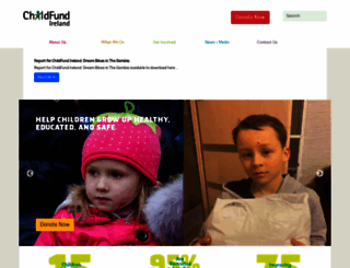 childfund.ie screenshot