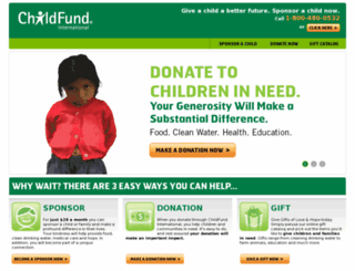 childfundintl.org screenshot
