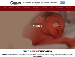 childheartfoundation.com screenshot