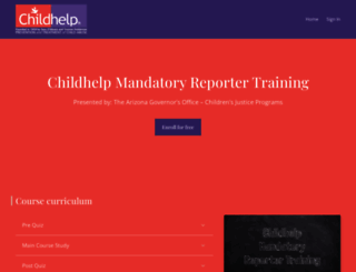 childhelpinfocenter.org screenshot