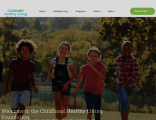 childhoodobesityfoundation.ca screenshot