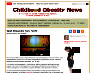 childhoodobesitynews.com screenshot