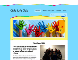 childlifeclub.weebly.com screenshot