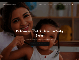 childminderactivitypacks.com screenshot