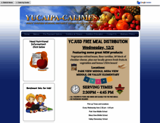 childnutrition-ycjusd.com screenshot