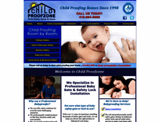 childproofzone.com screenshot