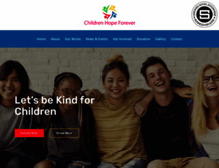 childrenhopeforever.org screenshot