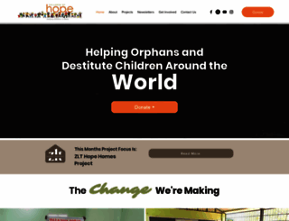 childrenofhope.ca screenshot