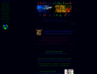 childrenoftheearth.org screenshot