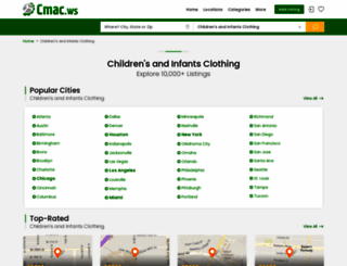 childrens-clothing-stores.cmac.ws screenshot