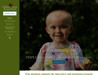 childrenscancer.org screenshot