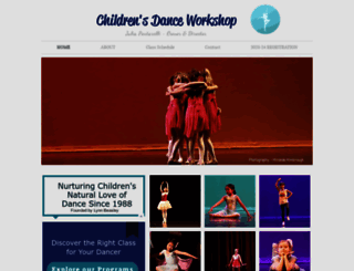 childrensdanceworkshop.com screenshot