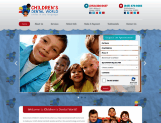 childrensdentalworld.net screenshot