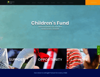 childrensfund.org screenshot