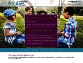 childrenshealthpartners.com screenshot