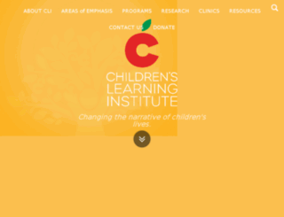 childrenslearninginstitute.org screenshot