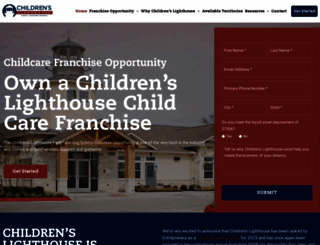 childrenslighthousefranchise.com screenshot
