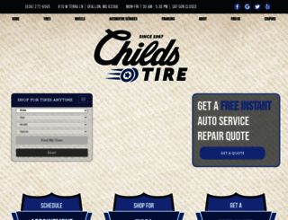 childs-tire.com screenshot